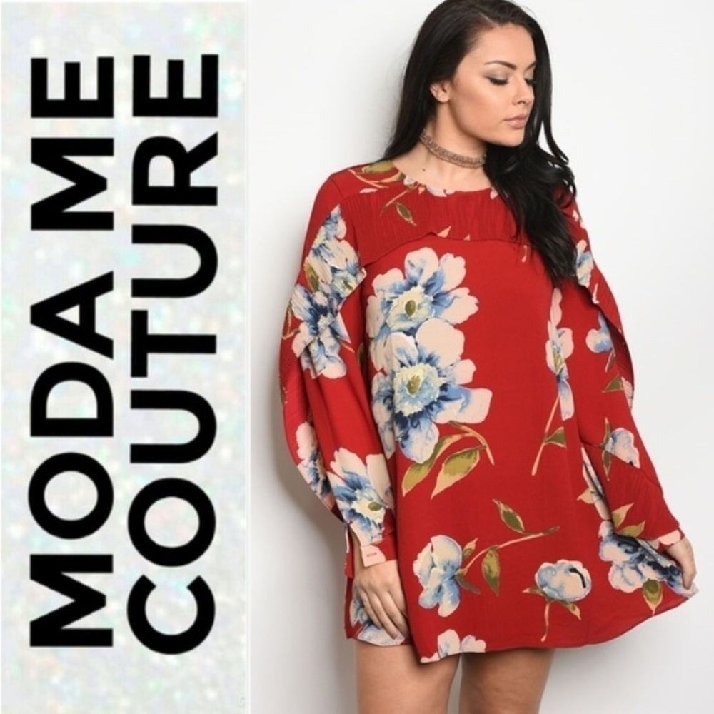 💋LAST CHANCE💋 PLUS SIZE CURVY FLORAL PRIN